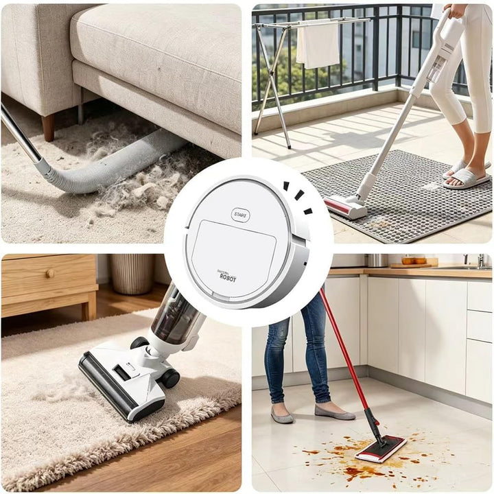 Mini Saugroboter für Auto,Auto Staubsauger Roboter,Ultradünn 6 cm Automatischer Robot Vacuum Cleaner