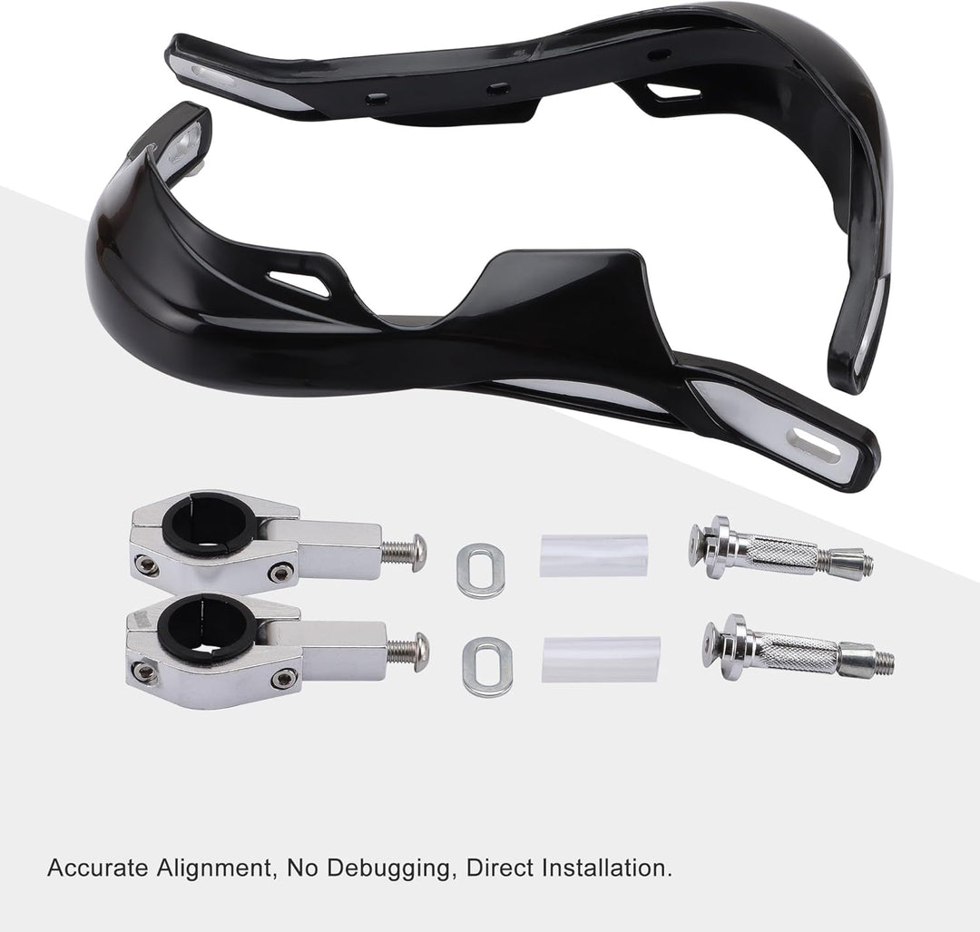 GOOFIT 1" Aluminium-Legierung Lenkerhandbürste Guards Schutzhandschützer Kit Ersatz für Kawasaki Suz