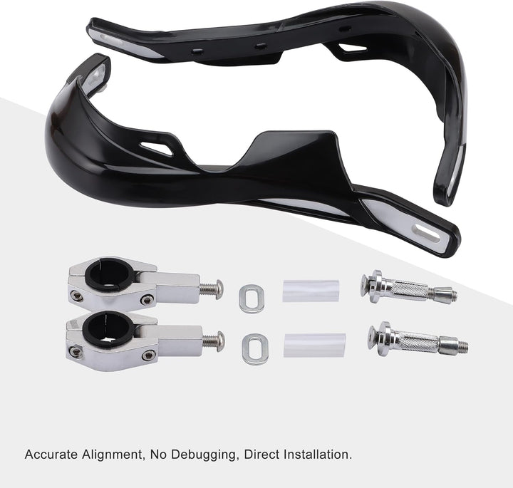 GOOFIT 1" Aluminium-Legierung Lenkerhandbürste Guards Schutzhandschützer Kit Ersatz für Kawasaki Suz
