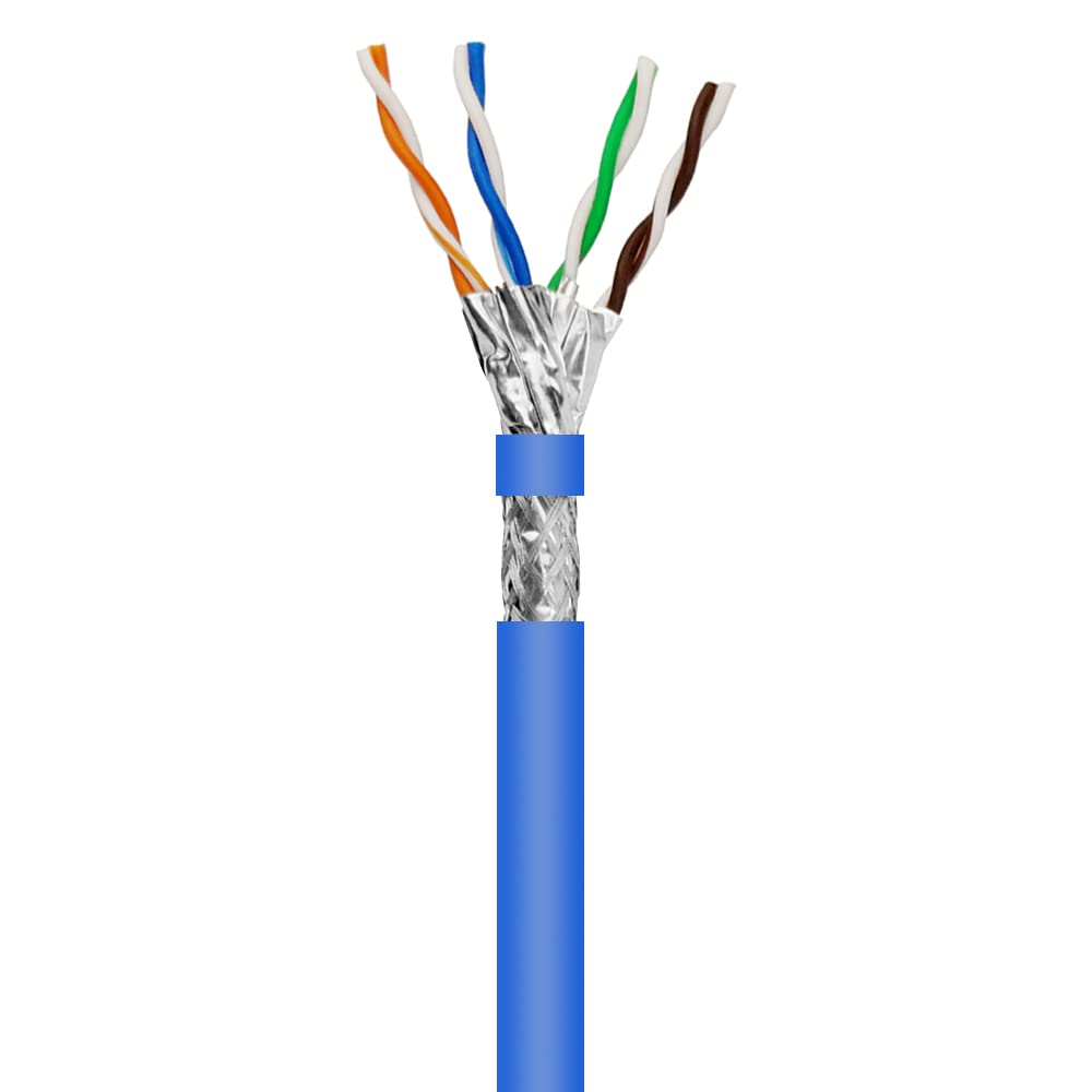 ARLI Cat8.1 Verlegekabel 25m | S/FTP doppelt geschirmt | bis zu 40 Gbit/s & 2000 MHz | Halogenfrei L