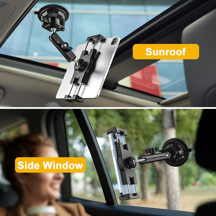 Robust Auto Tablet Halterung Starkem Saugnapf - Tablet Autohalterung Vorne, Armaturenbrett Windschut