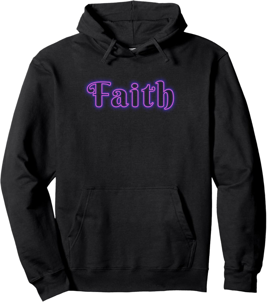 Moderne Grafikkunst Christian Faith Pullover Hoodie