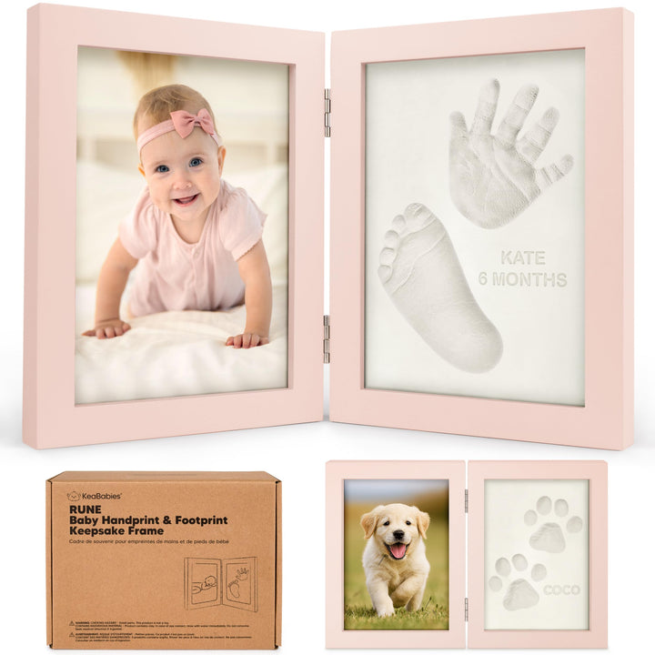 KeaBabies Baby Handabdruck und Fussabdruck Set - Geschenke für Mädchen, Jungen - Personalisierte Fus
