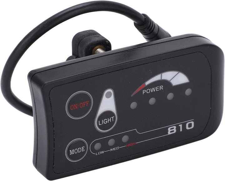 Elektrofahrrad LED Display, 36V 48V E-Bike LED Anzeigetafel Elektrofahrrad LED Anzeige Messgerät für