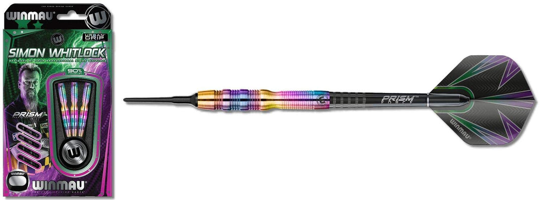 Winmau Simon Whitlock Soft-/ Steeldart Set 90% TU Urban Grip (2405 - 18g)