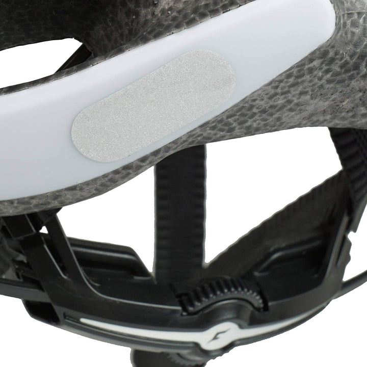 Cratoni Fahrradhelm Pacer, White matt - Reflektor, Gr. S-M (54-58 cm)