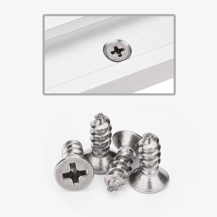 4 Stück 400mm 30 Typ T-Track T-Slot Aluminiumlegierung T-Schiene Holzbearbeitung T-Nut Gehrungsschie