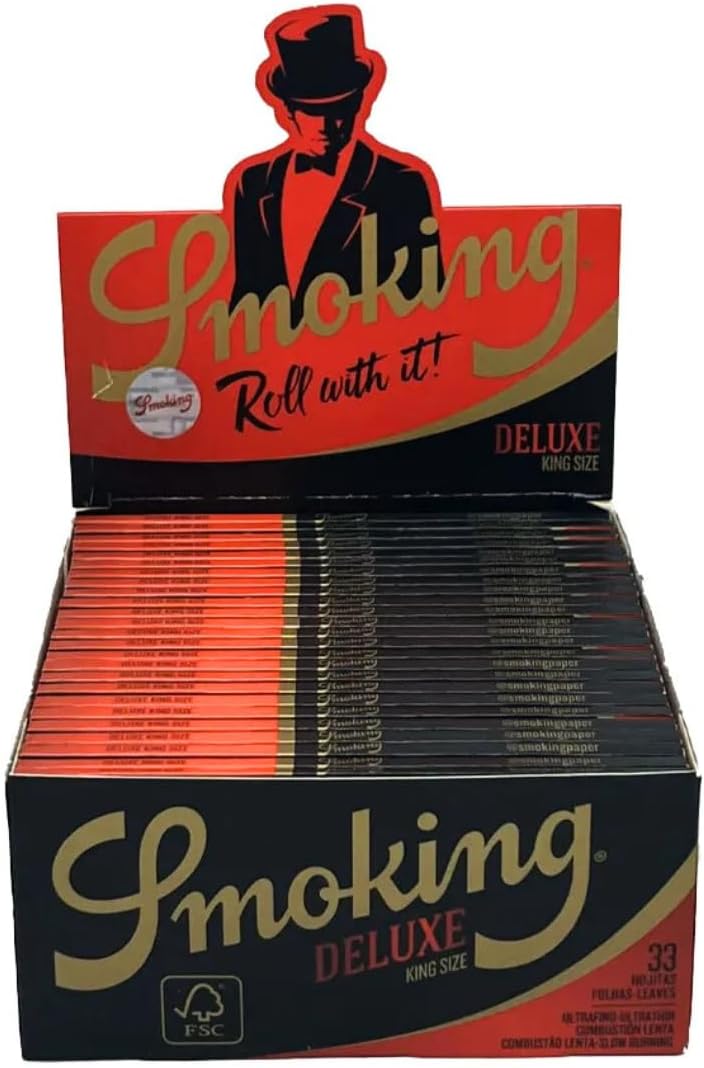 Smoking King Size de Luxe schwarz