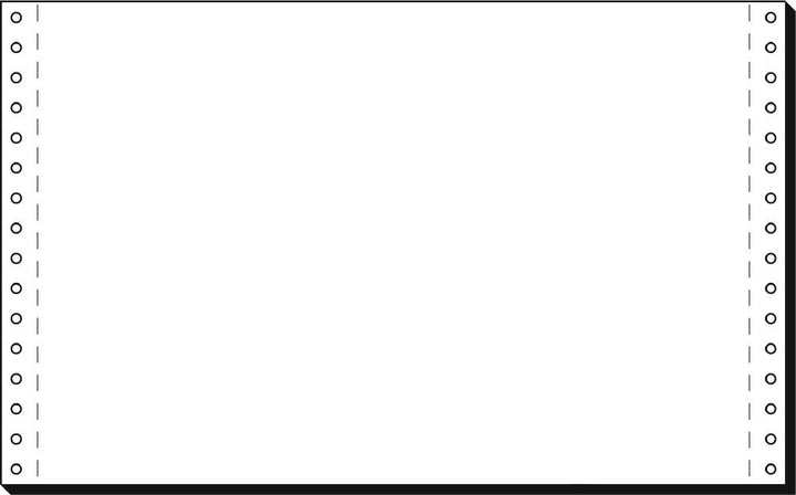 SIGEL 08330 Endlospapier 8 Zoll x 330 mm (A4 quer), 60 g, 2000 Blatt LP, 1fach