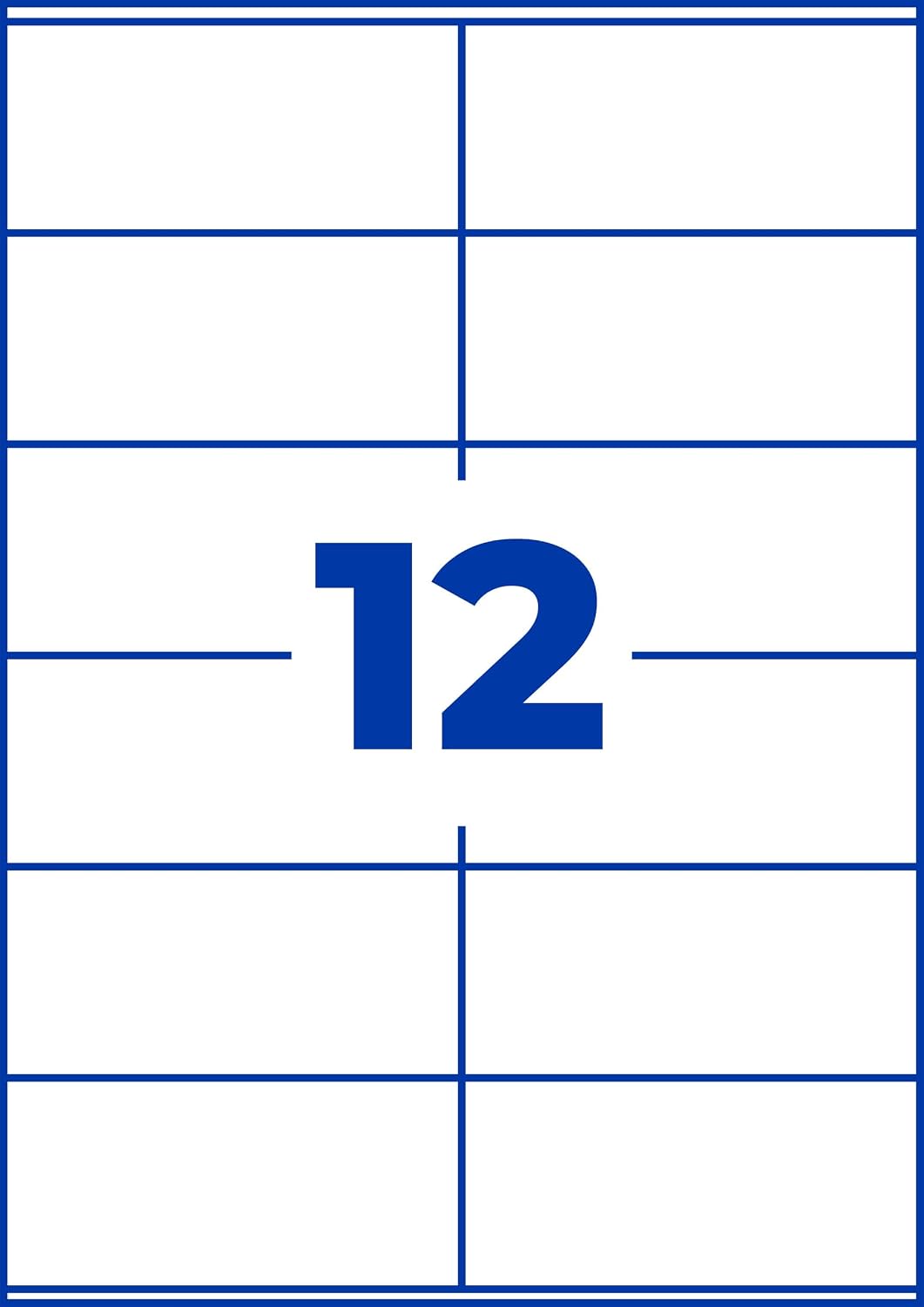 AVERY Zweckform 6175 Adressaufkleber (300 plus 60 Klebeetiketten extra, 105x48mm auf A4, Papier matt