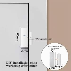 Tür- und Fenstersensoren (2er-Pack) - AGSHOME Hub erforderlich B-contact Sensors, B-contact Sensors