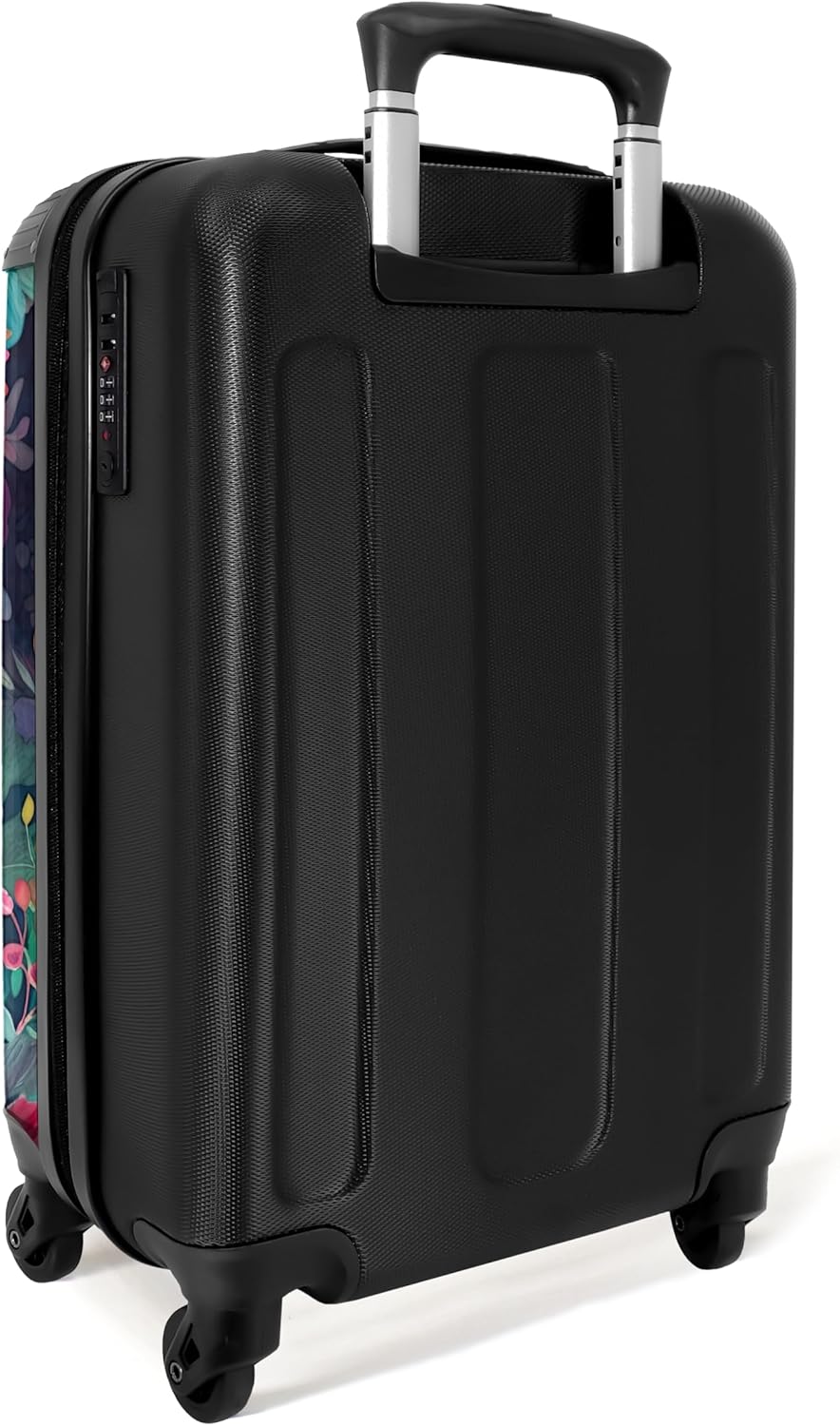 NoBoringSuitcases.com® Koffer Handgepäck Trolley Rollkoffer Kleine Reisekoffer mit 4 Rollen - Bunt -