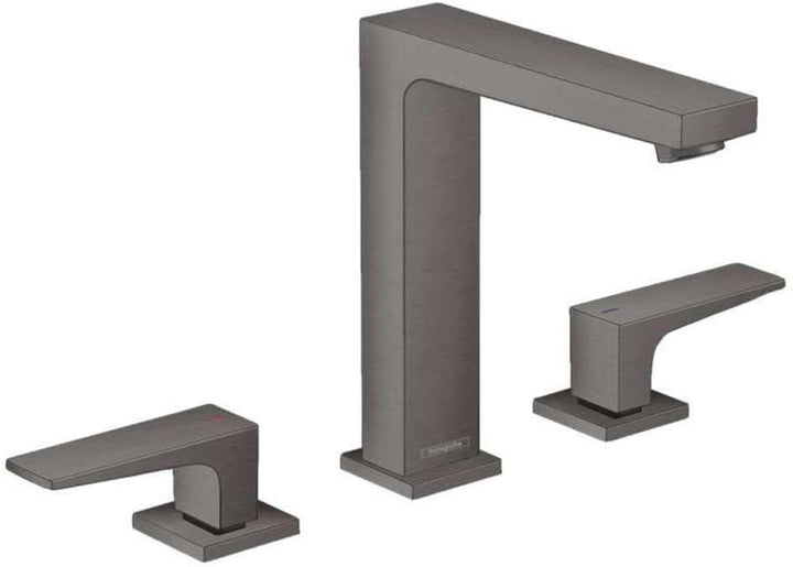 hansgrohe Wasserhahn Metropol wassersparende 3-Loch Armatur mit Komfort-Höhe 160mm und Push-Open Abl
