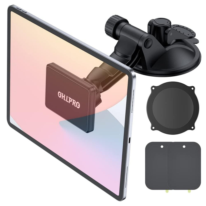 OHLPRO Tablet Halterung Auto Magnet, ipad Halterung Auto Vorne Armaturenbrett und Windschutzsche Mag