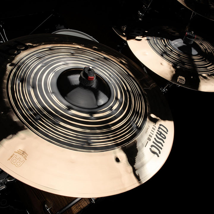 Meinl Classics Custom Dual 10 Zoll Splash (Video) Schlagzeug Becken (25,40cm) B12 Bronze, Dunkles un