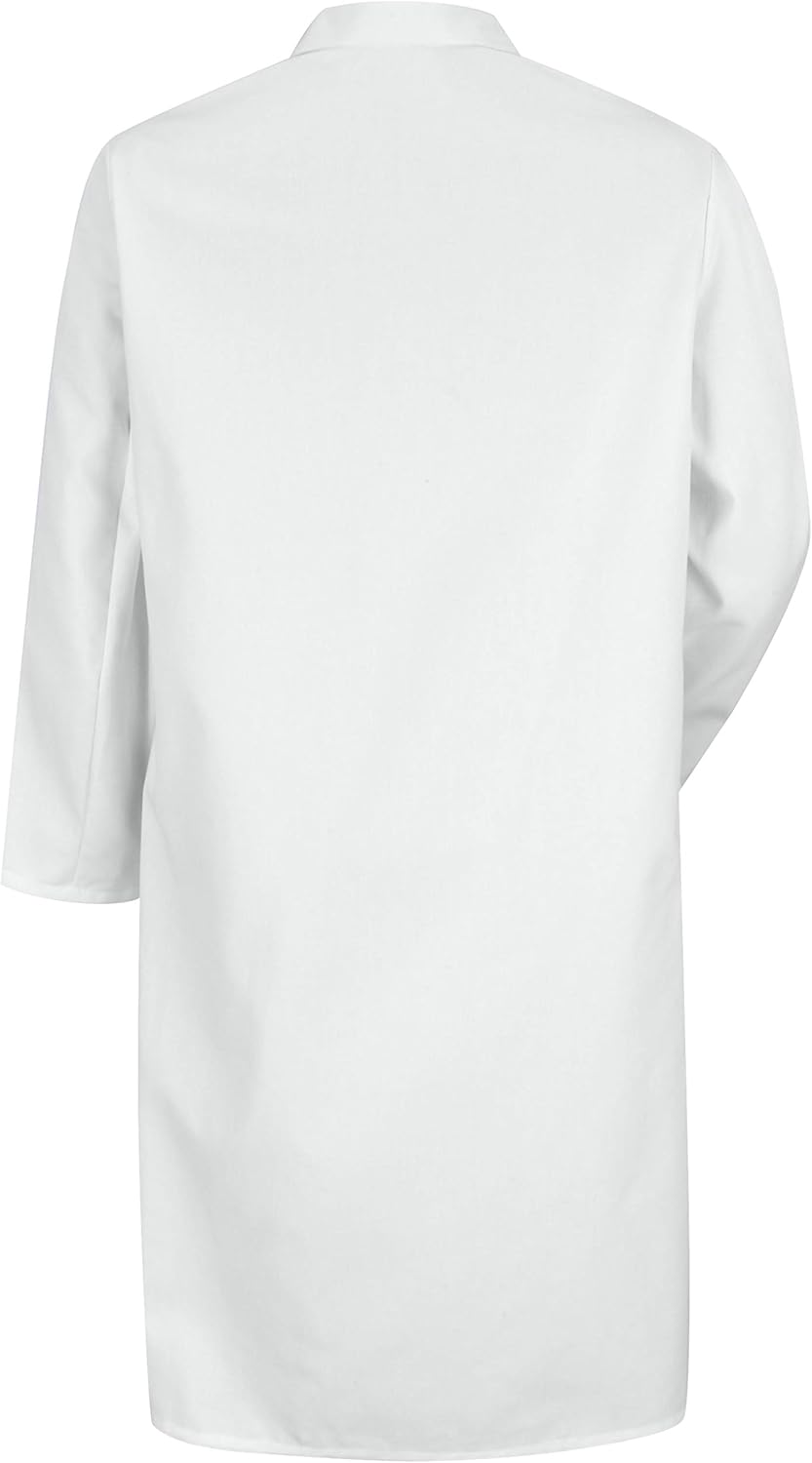 Red Kap Metzger-Frock für Herren, mit Griffschutz, Weiss M Weiss, M Weiß