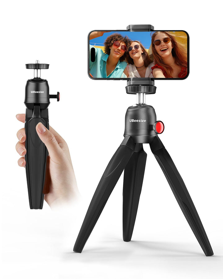 UBeesize Mini Stativ für Action Camera, RS-21 Tragbar Reise Vlog Stativ Ständer, Mini Selfie Stick S