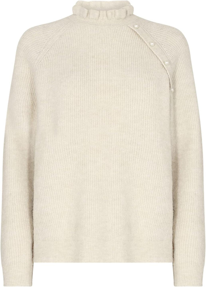SOYACONCEPT Damen Pullover Sweater XL 91620 Cream Melange, XL 91620 Cream Melange