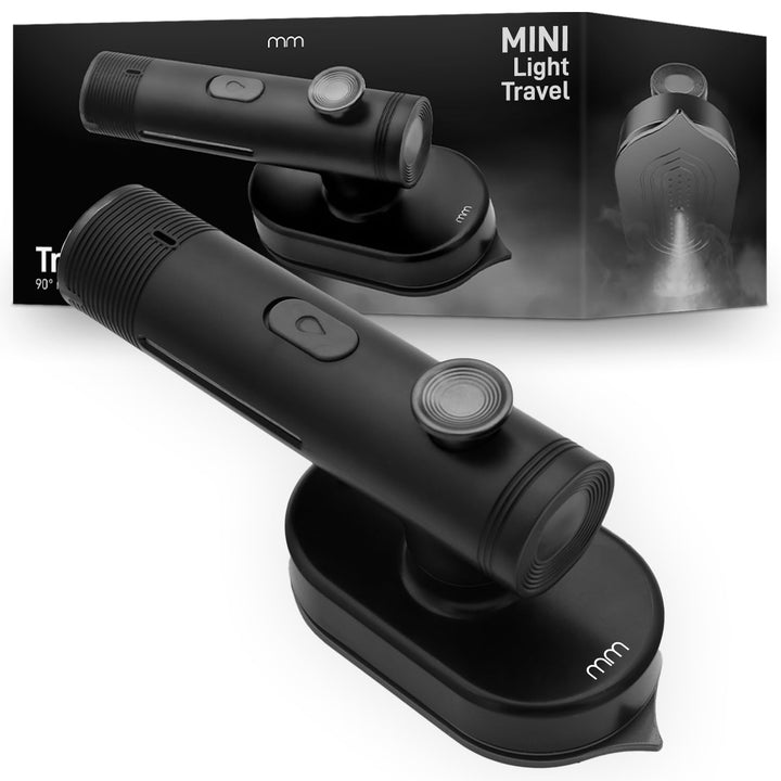 MikaMax Reisebügeleisen 1300 Watt - Mini Dampfbügeleisen - 20 Sekunden schnelles Aufheizen - Kompakt