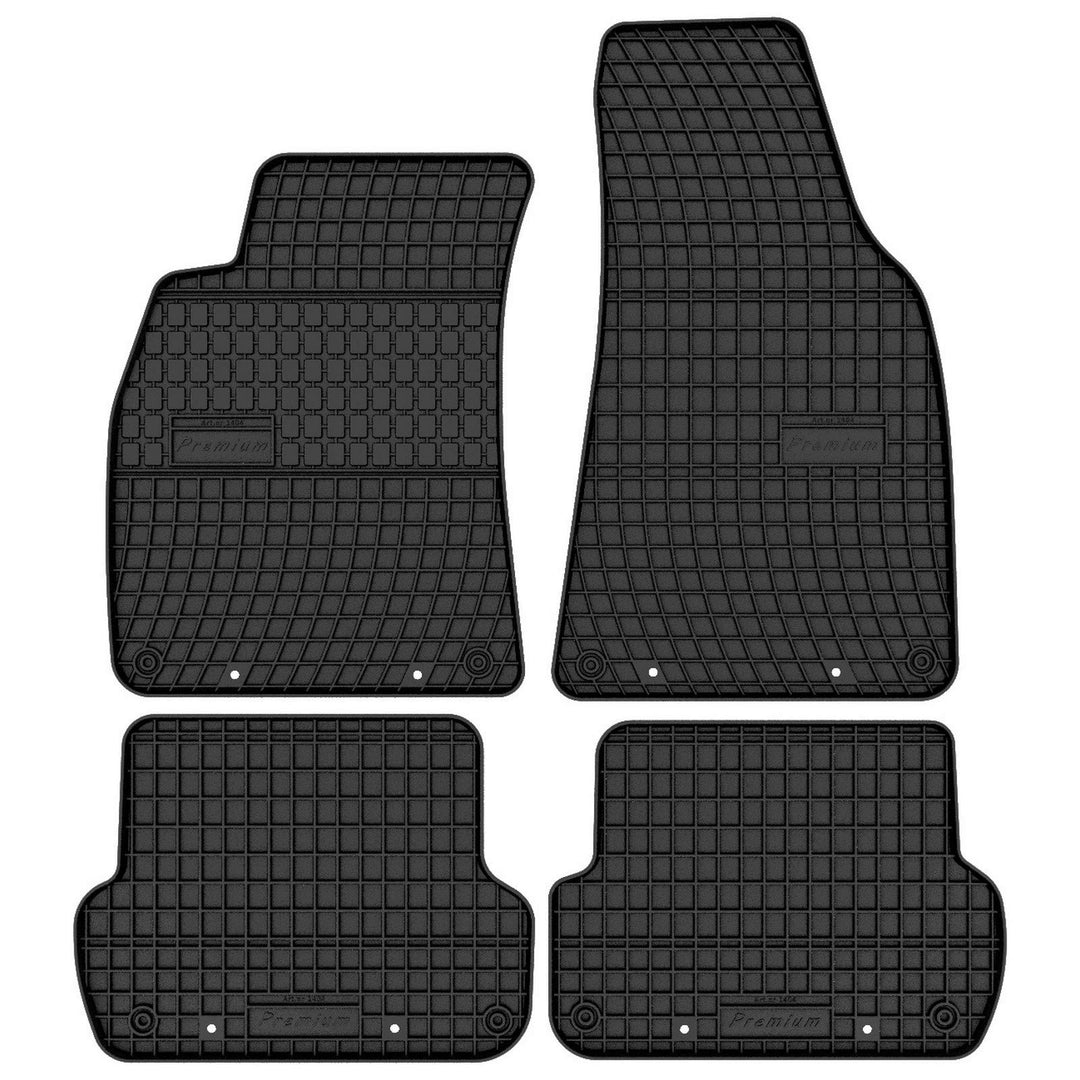 AGCPdirect 1404 Gummi Matten Fussmatten Set für Audi A4 B6 B7 2001-2008