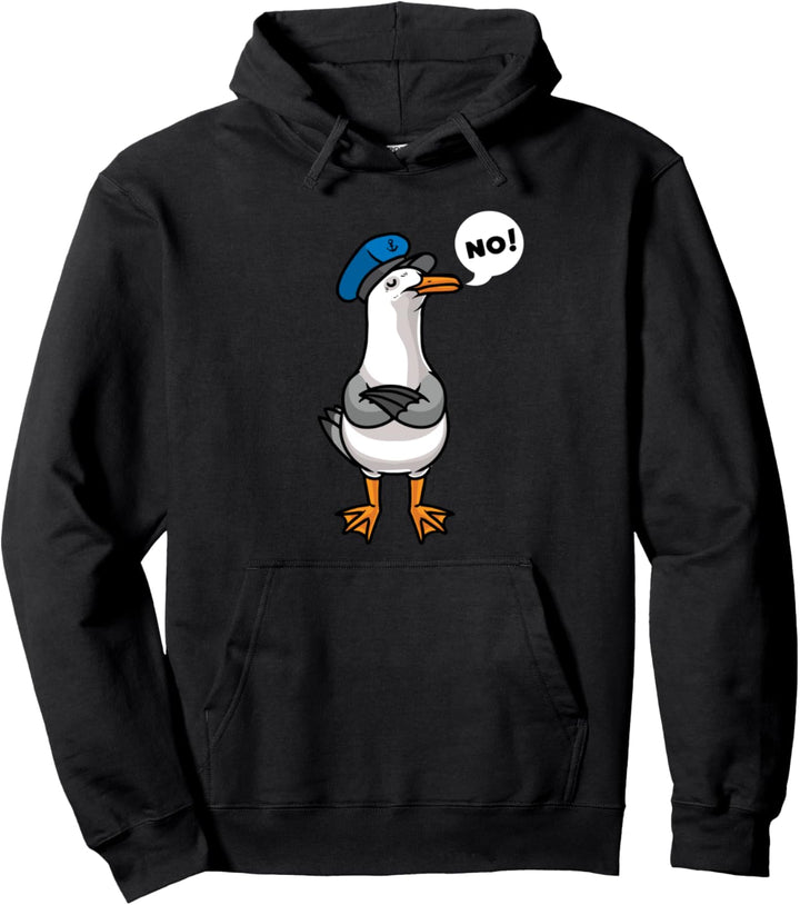 Sture Möwe Mittelmeermöwe Möwenvögel Nordsee Ostsee Meer Pullover Hoodie