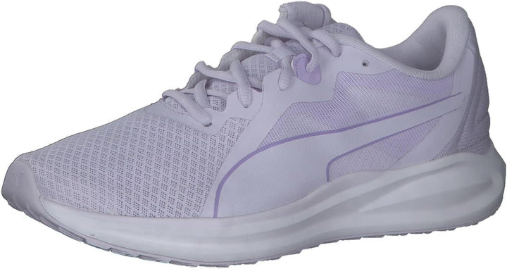 PUMA Jungen Twitch Runner Fresh Strassen-Laufschuh, Spring Lavender Vivid Violet Puma White