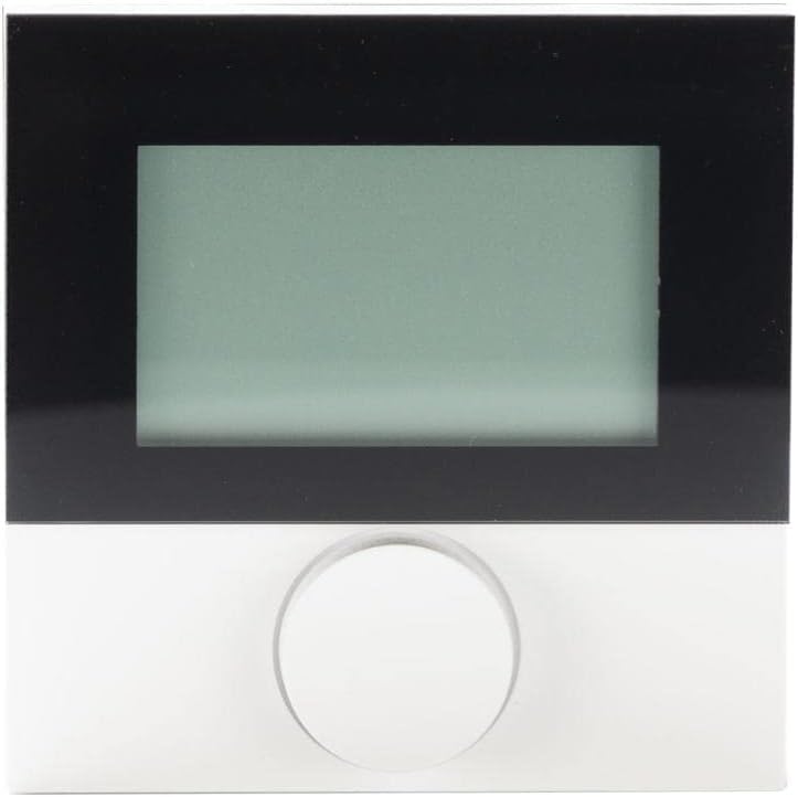 Fussbodenheizung Raumthermostat Alpha Regler direct Standard LCD 24 V mit Designscheibe