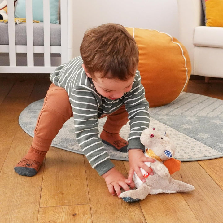 43351 SIGIKID Spieluhr Drache Baby Geschenk ‎grau/Drache, ‎grau/Drache