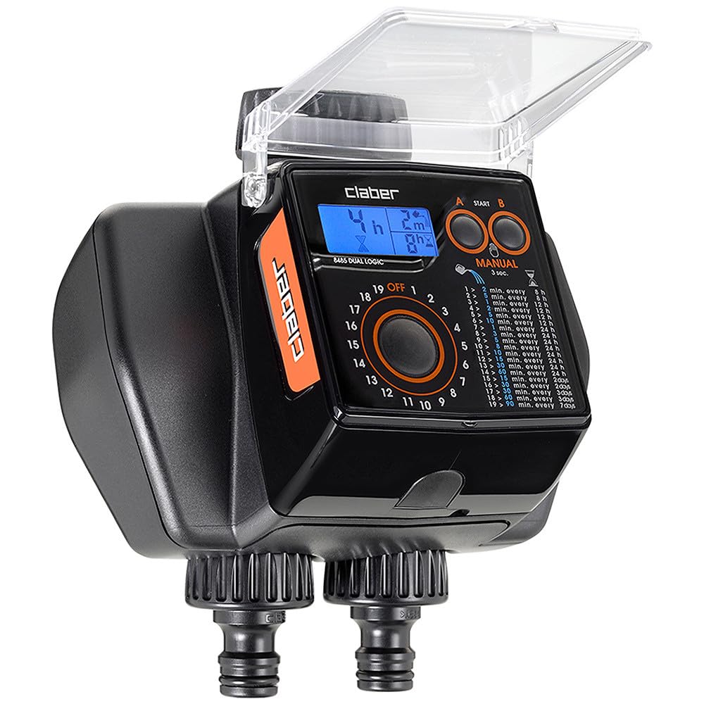 Claber M233300 - Programador de riego duo claber d84850000 Single, Single