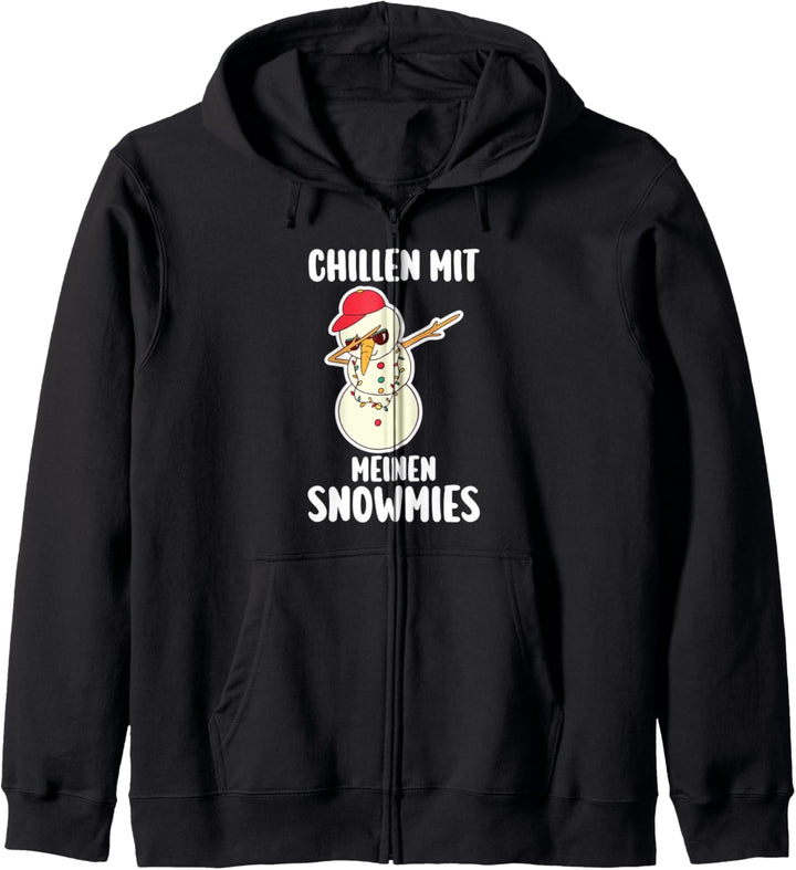 Weihnacnhtsmann Schneemann Weihnachten Kapuzenjacke