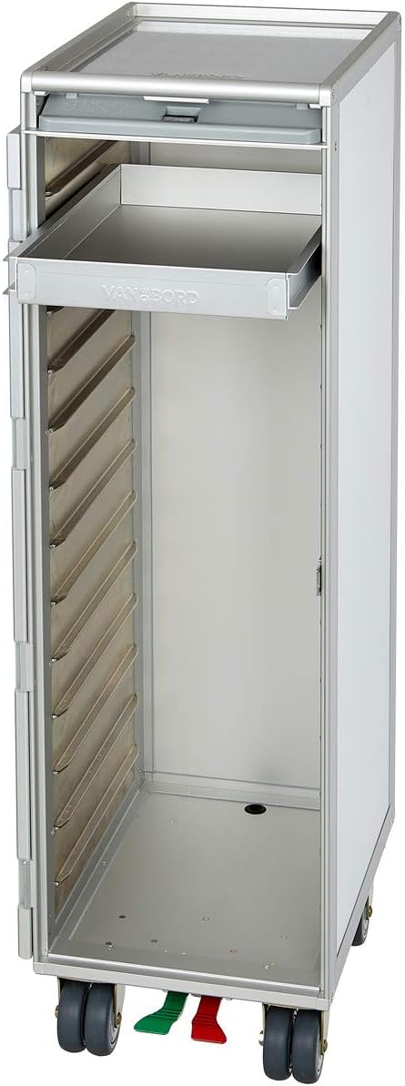 Einschub Aluminium Flach, Schublade, Schubkasten, Drawer, Zubehör für Flugzeugtrolleys, Airline Trol