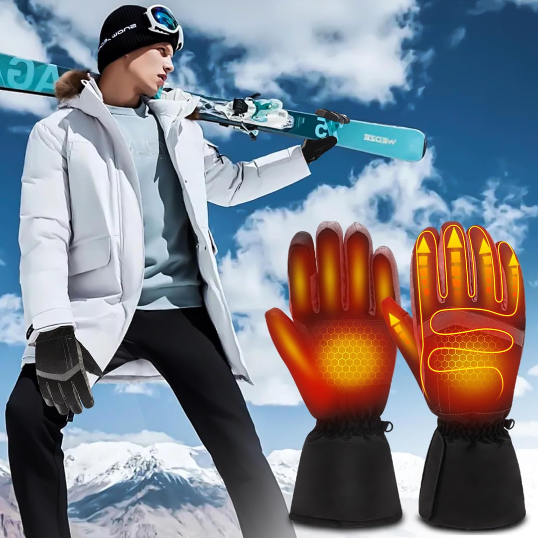 Svpro Beheizbare Handschuhe,Warm Winterhandschuhe Herren Damen Touchscreen Skihandschuhe Thinsulate