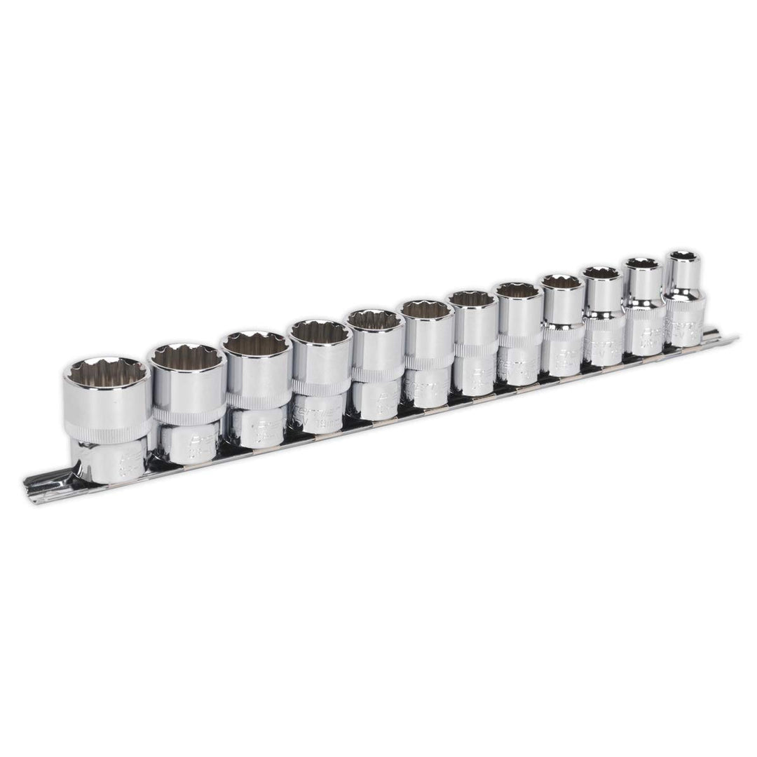 Socket Set 12pc 1/2"Sq Drive 12pt WallDrive® Metric