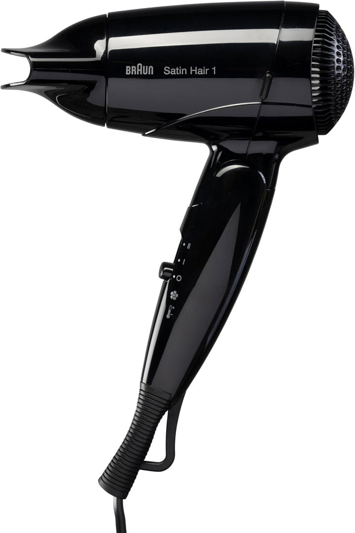 Braun HD 130 Haartrockner Satin Hair 1 Reisehaartrockner, Reisehaartrockner