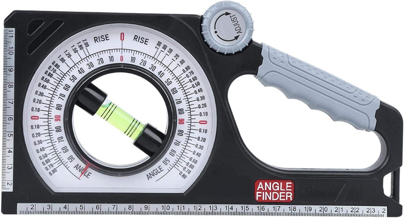 Universelles Neigungswinkelmessgerät, Dual-Scale-Rotations-Pitch-Finder mit Füllstandsfläschchen mit