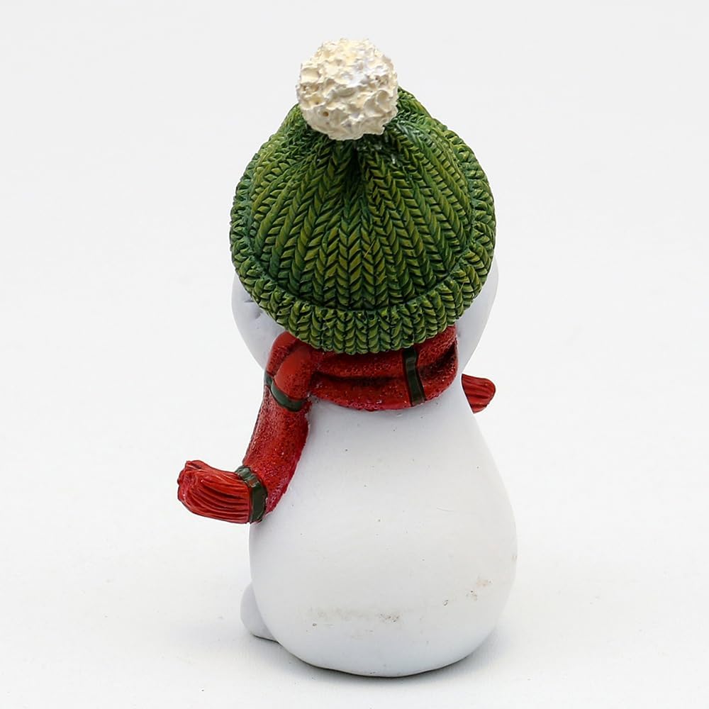 Schneekinder - Nichts hören, sehen, Sagen - mit Mütze und Schal in orange, grün und rot, als 3er Set