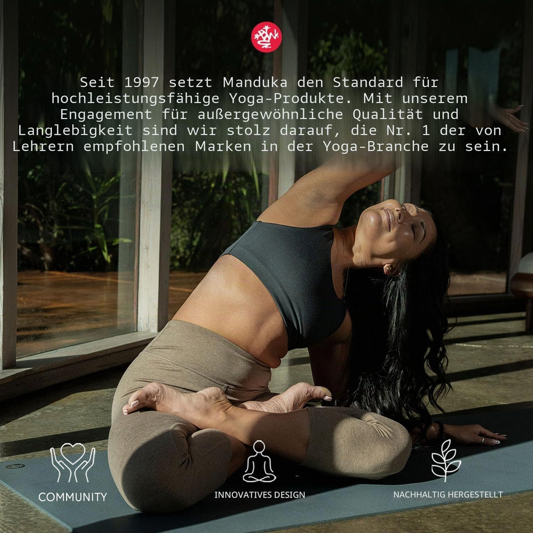Manduka X – 5 mm Yogamatte 180 Black, 180 Black