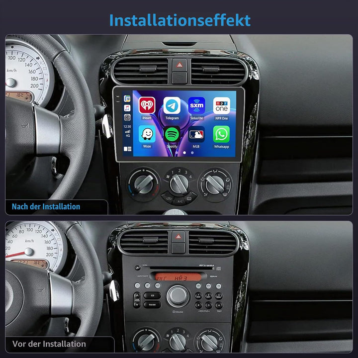 4+128G Autoradio für Suzuki Splash Ritz/Opel Agila 2004-2014 Android 15 mit 9&