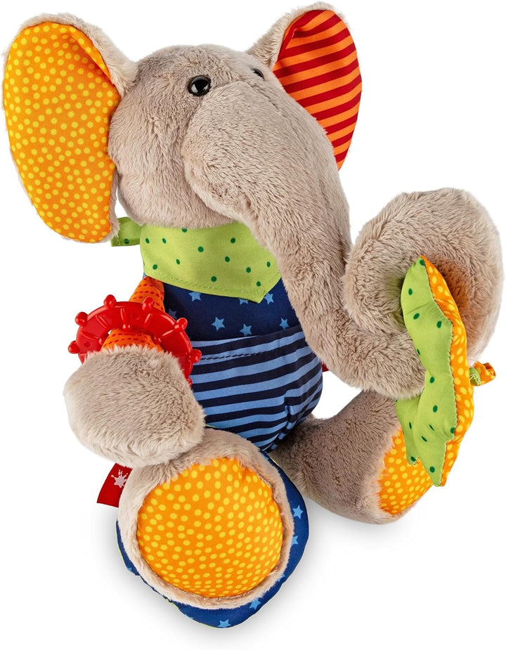 SIGIKID 40863 Aktiv-Elefant Baby Activity PlayQ Mädchen und Jungen Babyspielzeug empfohlen ab 3 Mona