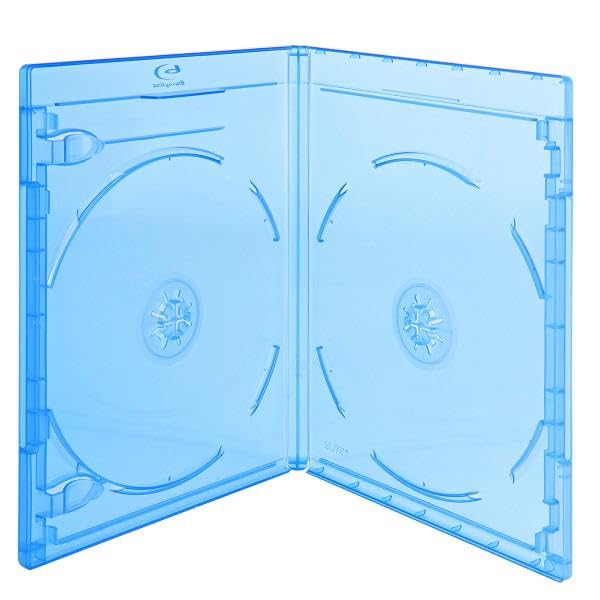 Generisch Viva Elite Blu-Ray Hüllen für 2 Discs - 11mm - 152 Stück - blau