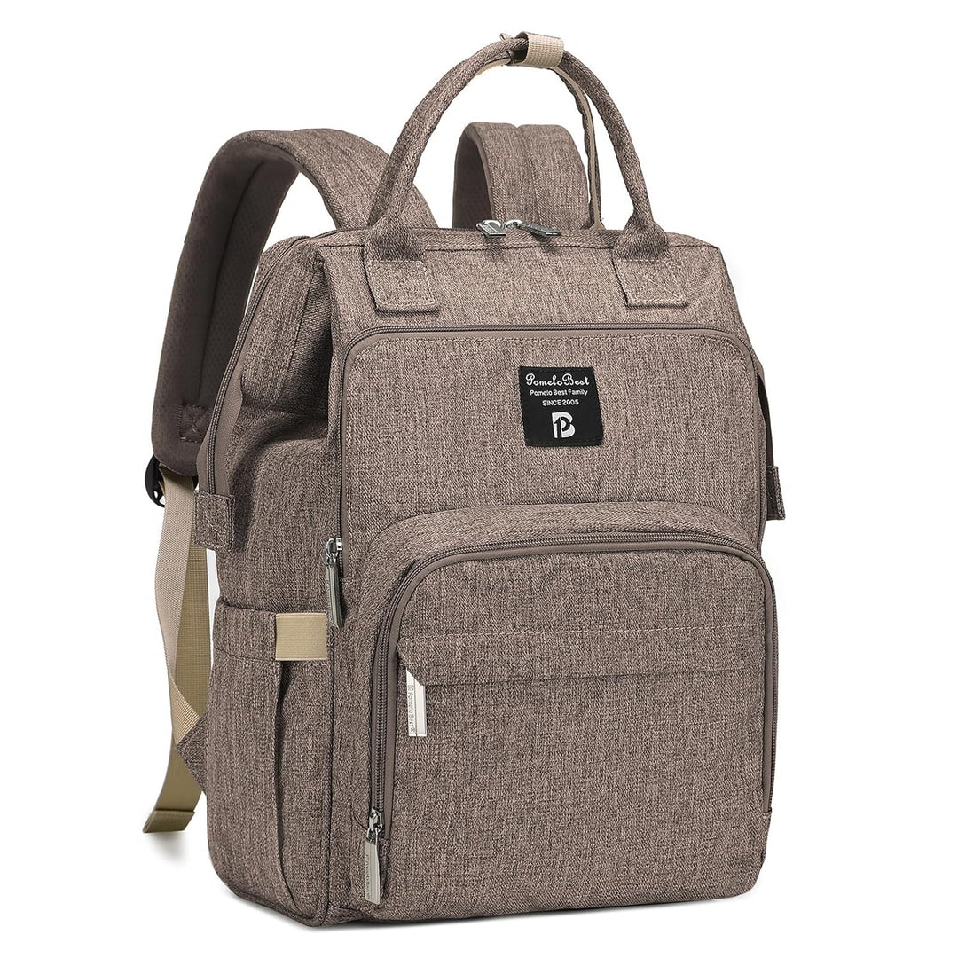 Pomelo Best Baby Wickelrucksack stylische Wickeltasche Rucksack mit Wickelunterlage multifunktional