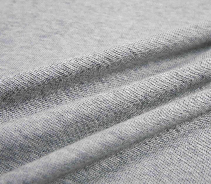 Krumba Herren Baumwolle Übergross V-Ausschnitt Klassik Pullover 3XL Grau, 3XL Grau