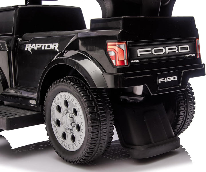 sun baby Rutschauto ab 1 Jahr mit Schieber – Fort Raptor – grosse Geländereifen, LED-Lichter, Sitz m