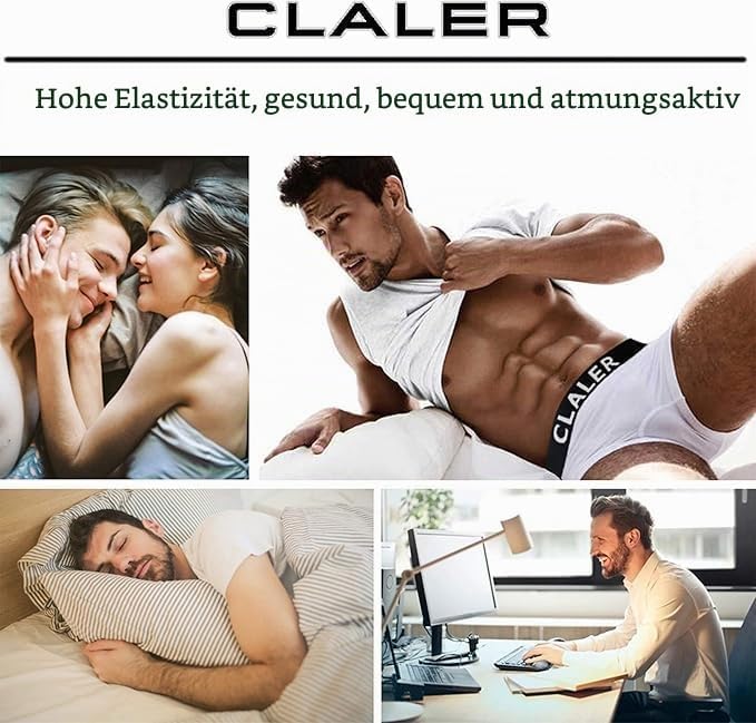 Boxershorts Herren 6er Pack Baumwolle Unterhosen Männer Retroshorts Bequeme und Atmungsaktive Men Un