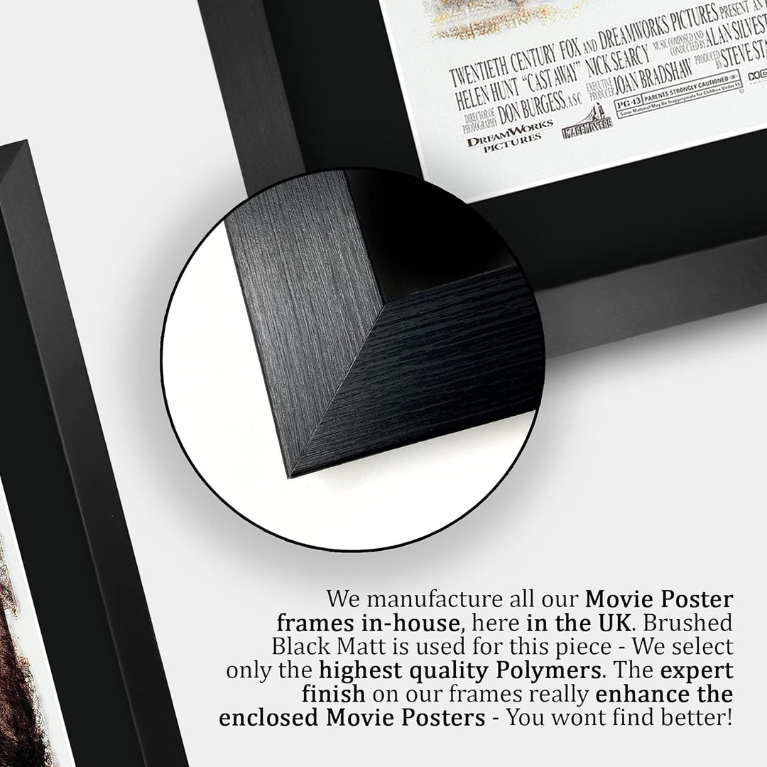 HWC Trading Cast Away A3 Gerahmte Signiert Gedruckt Autogramme Bild Druck-Fotoanzeige Geschenk Für T