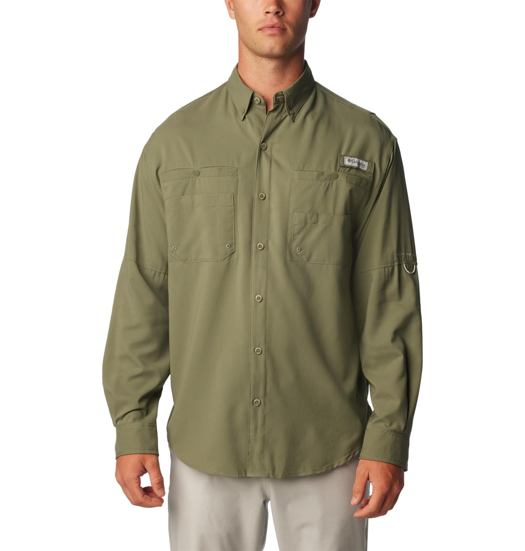 Columbia Herren Tamiami Ii Long Sleeve Shirt Langarmshirt M Zypresse, M Zypresse