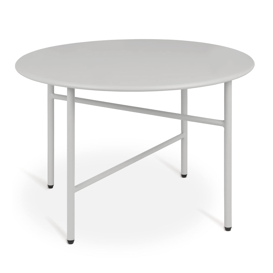 Beistelltisch Outdoor Gartentisch Rund Ø 53 cm Tischplatte Kratzfest – Stabiler Wohnzimmer Couchtisc