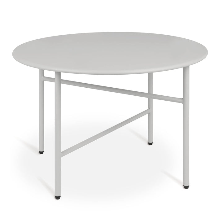 Beistelltisch Outdoor Gartentisch Rund Ø 53 cm Tischplatte Kratzfest – Stabiler Wohnzimmer Couchtisc