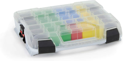 Bosch Sortimo W-BOXX 102 grau inkl. Insetboxes 5er Set | Sortimentskasten L-Case | Schraubenbox Aufb