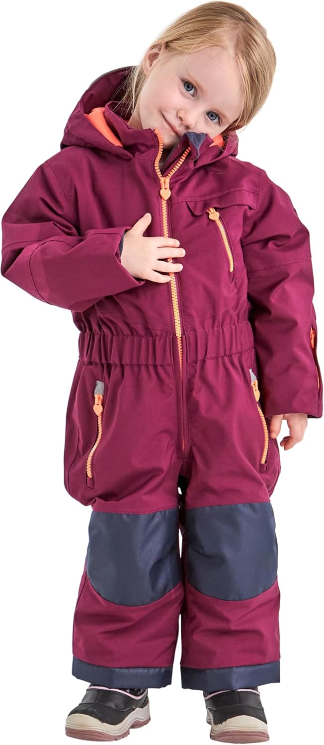 Killtec Jungen Skioverall/Schneehose mit Kapuze Gauror Jr 92 orchidee, 92 orchidee